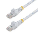 StarTech.com Cat5e Ethernet Cable 0.5 m Unscreened White PVC Jacket 