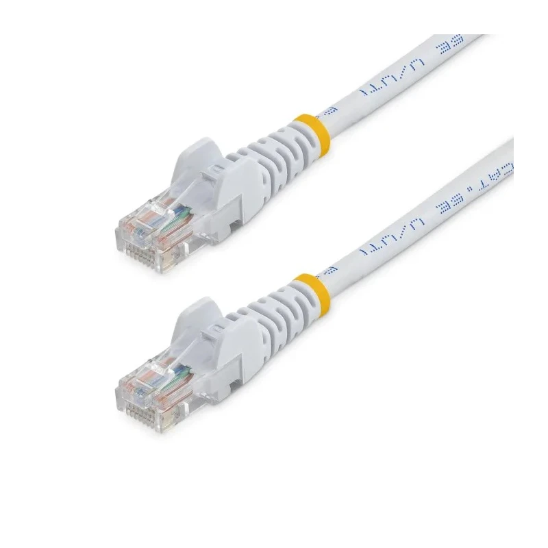 StarTech.com Cat5e Ethernet Cable 0.5 m Unscreened White PVC Jacket 