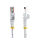 StarTech.com Cat5e Ethernet Cable 0.5 m Unscreened White PVC Jacket 