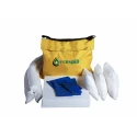 Ecospill Ltd Sustainable 50 L Oil Spill Kit with 6 x 3 m Boom, 3 Pillows, 5 Bags, 1 Cable Tie, 30 Pads, 3 Socks H1880050