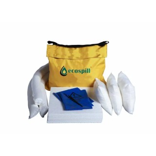 Ecospill Ltd Sustainable 50 L Oil Spill Kit with 6 x 3 m Boom, 3 Pillows, 5 Bags, 1 Cable Tie, 30 Pads, 3 Socks H1880050