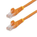 StarTech.com Cat5e Ethernet Cable 2 m Unscreened Orange PVC Copper Conductor 24 AWG 