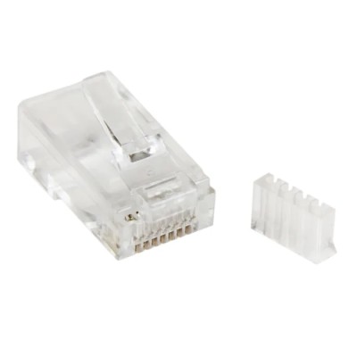 StarTech.com Cat6 RJ45 Male Cable Connector Straight 1 Port 8 Way 