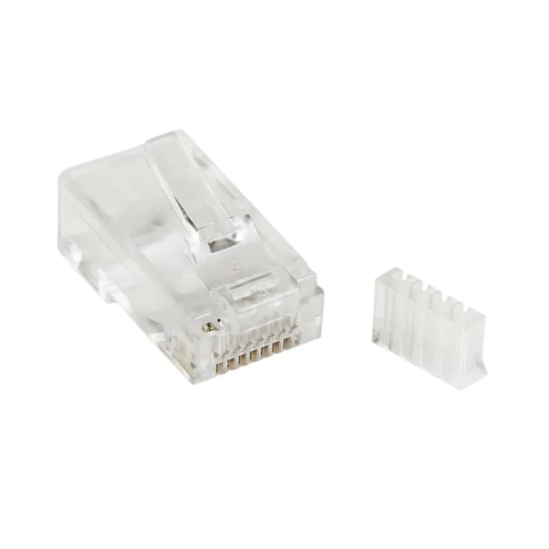 StarTech.com Cat6 RJ45 Male Cable Connector Straight 1 Port 8 Way 