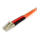 StarTech.com OM1 Multi-Mode Duplex Fibre Optic Cable, 125 μm Core Diameter, Low Smoke Zero Halogen Jacket, Orange FIBLCSC1