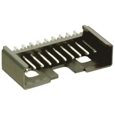 Lumberg Minimodul Series Right Angle Through Hole PCB Header, 5 Contacts, 2.5 mm Pitch, 1 Row, Shrouded 2,5 MSFW/O 05