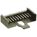 Lumberg Minimodul Series Right Angle Through Hole PCB Header 4 Contact(s) 2.5 mm Pitch 1 Row Shrouded 2,5 MSFW 04