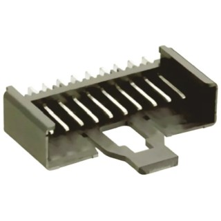 Lumberg Minimodul Series Right Angle Through Hole PCB Header 4 Contact(s) 2.5 mm Pitch 1 Row Shrouded 2,5 MSFW 04