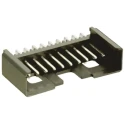 Lumberg Minimodul Series Right Angle Through Hole PCB Header 2 Contacts 2.5 mm Pitch 1 Row Shrouded 2,5 MSFW/O 02