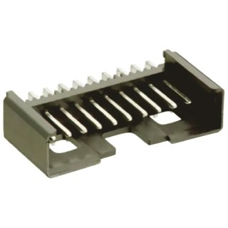 Lumberg Minimodul Series Right Angle Through Hole PCB Header 2 Contacts 2.5 mm Pitch 1 Row Shrouded 2,5 MSFW/O 02