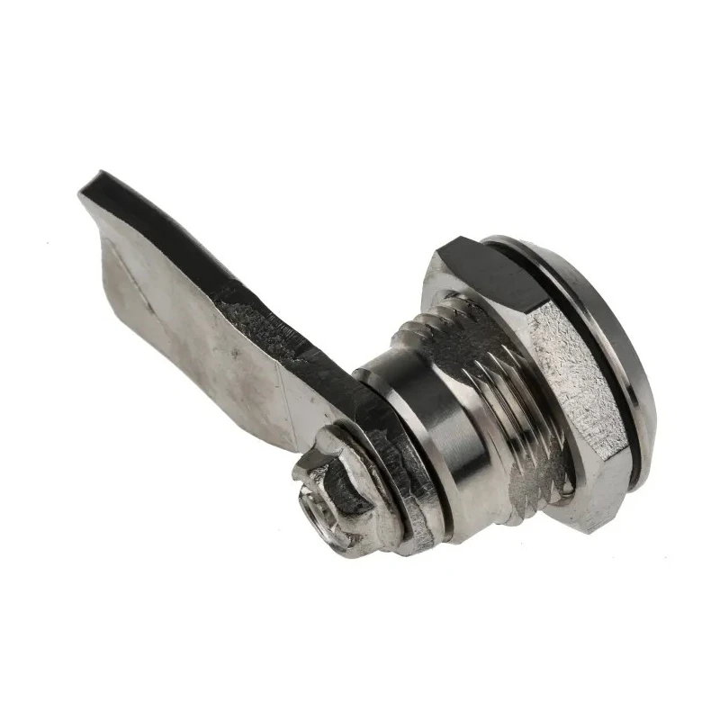 RS Pro Silver Stainless Steel Cabinet Lock, 20 mm Panel-to-Tongue Depth, Key Unlock 192-9646