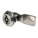 RS Pro Silver Stainless Steel Cabinet Lock, 20 mm Panel-to-Tongue Depth, Key Unlock 192-9646
