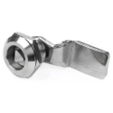 RS PRO Silver Stainless Steel Triangular Key Camlock 32 mm Panel-to-Tongue Triangle Head Unlock 192-9653