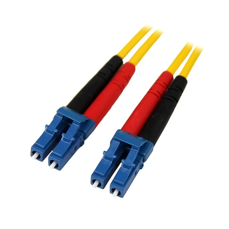 StarTech.com OS1 LC-LC Patch Fibre Optic Cable 125 μm Low Smoke Zero Halogen Yellow 7m SMFIBLCLC7