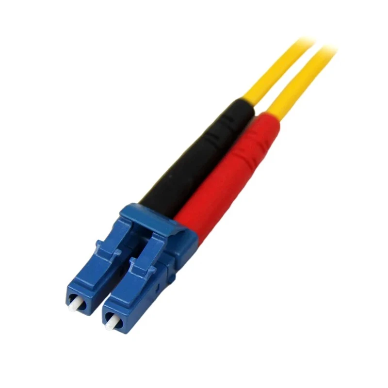 StarTech.com OS1 LC-LC Patch Fibre Optic Cable 125 μm Low Smoke Zero Halogen Yellow 7m SMFIBLCLC7