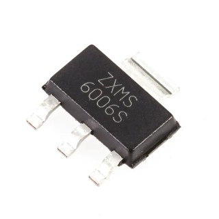 DiodesZetex IntelliFET Type N-Channel MOSFET 2.8 A 60 V Enhancement Surface Mount 4-Pin SOT-223 ZXMS6006SGTA