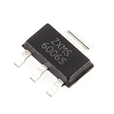 DiodesZetex IntelliFET Type N-Channel MOSFET 2.8 A 60 V Enhancement Surface Mount 4-Pin SOT-223 ZXMS6006SGTA