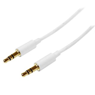 StarTech.com Male 3.5 mm Stereo Jack to Male 3.5 mm Stereo Jack Auxiliary Cable White 3 m MU3MMMSWH