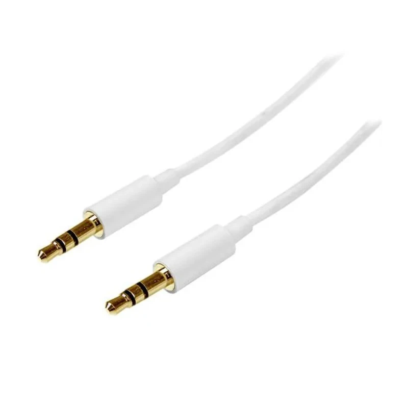 StarTech.com Male 3.5 mm Stereo Jack to Male 3.5 mm Stereo Jack Auxiliary Cable White 3 m MU3MMMSWH