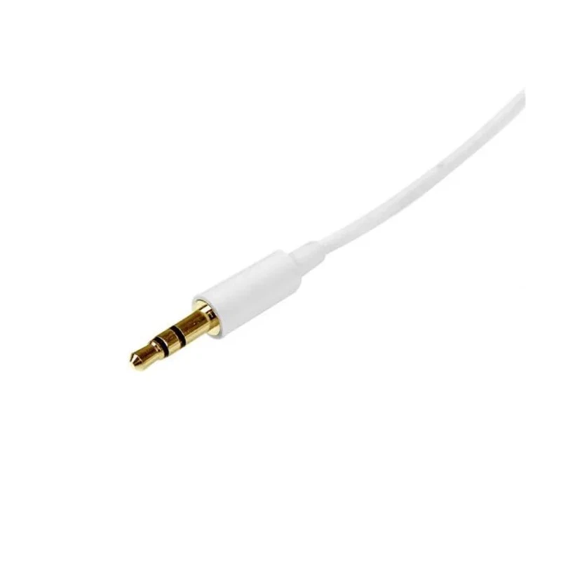 StarTech.com Male 3.5 mm Stereo Jack to Male 3.5 mm Stereo Jack Auxiliary Cable White 3 m MU3MMMSWH