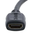 StarTech.com 150 mm 4K @ 30Hz Male to Female HDMI 1.4 Cable Black HDMIEXTAA6IN