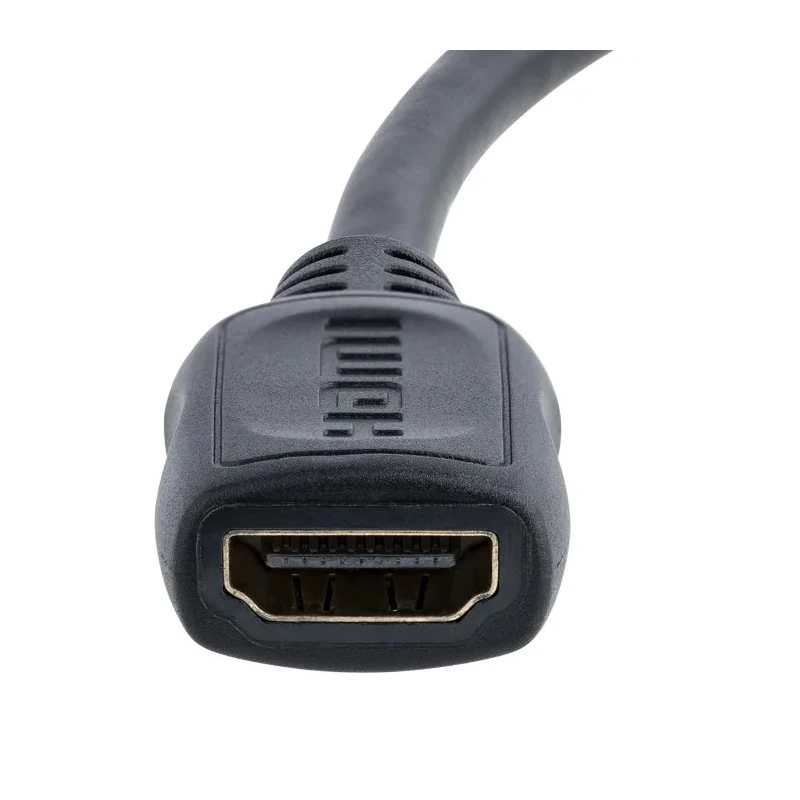 StarTech.com 150 mm 4K @ 30Hz Male to Female HDMI 1.4 Cable Black HDMIEXTAA6IN