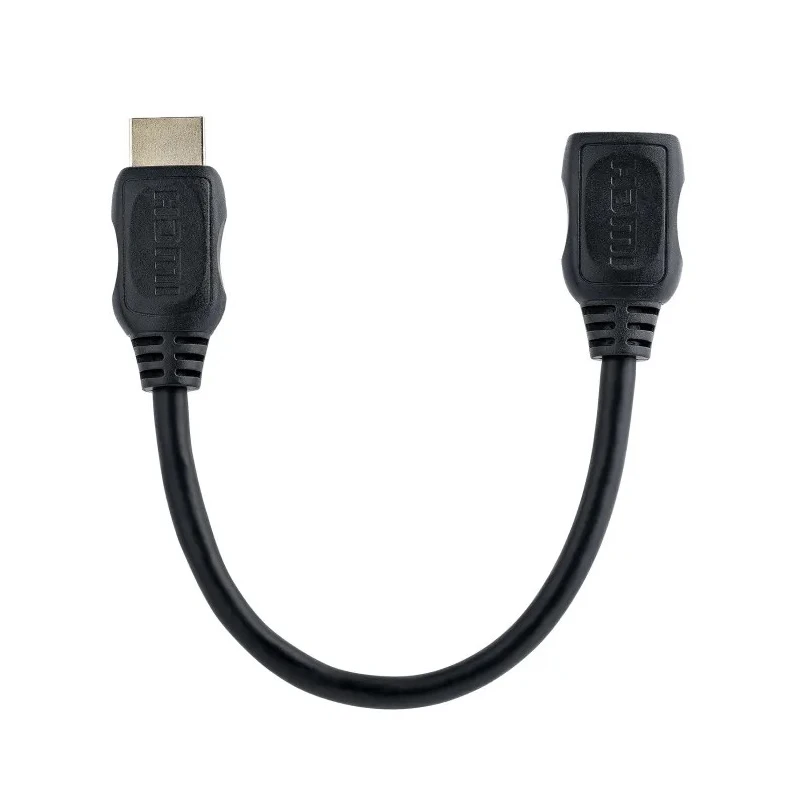 StarTech.com 150 mm 4K @ 30Hz Male to Female HDMI 1.4 Cable Black HDMIEXTAA6IN