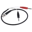 Telegartner BNC Test Lead Black Red 500mm Lead Length L00010A1844