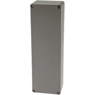 Fibox EURONORD Series Unpainted Aluminium Enclosure, IP65 IP66 IP67 Rated, 56.5 mm Height, 252 mm Length, 81 mm Width 