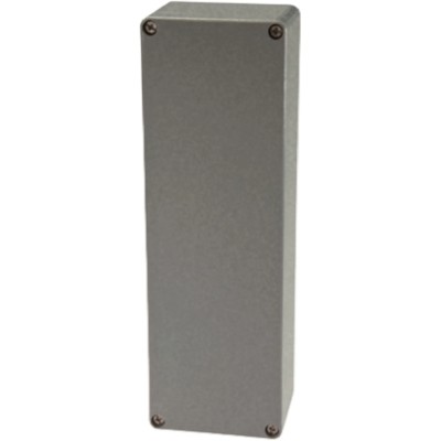 Fibox EURONORD Series Unpainted Aluminium Enclosure, IP65 IP66 IP67 Rated, 56.5 mm Height, 252 mm Length, 81 mm Width 