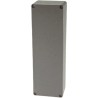 Fibox EURONORD Series Unpainted Aluminium Enclosure, IP65 IP66 IP67 Rated, 56.5 mm Height, 252 mm Length, 81 mm Width