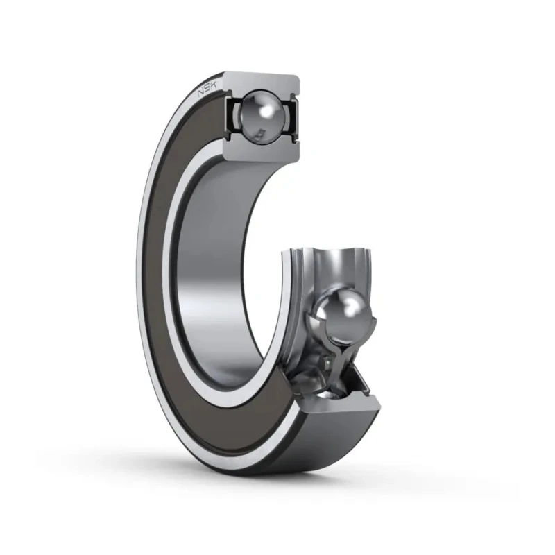 NSK Single Row Deep Groove Ball Bearing 10 mm ID 35 mm OD 11 mm Width Sealed Steel Cage 26000 RPM 6300VVCM