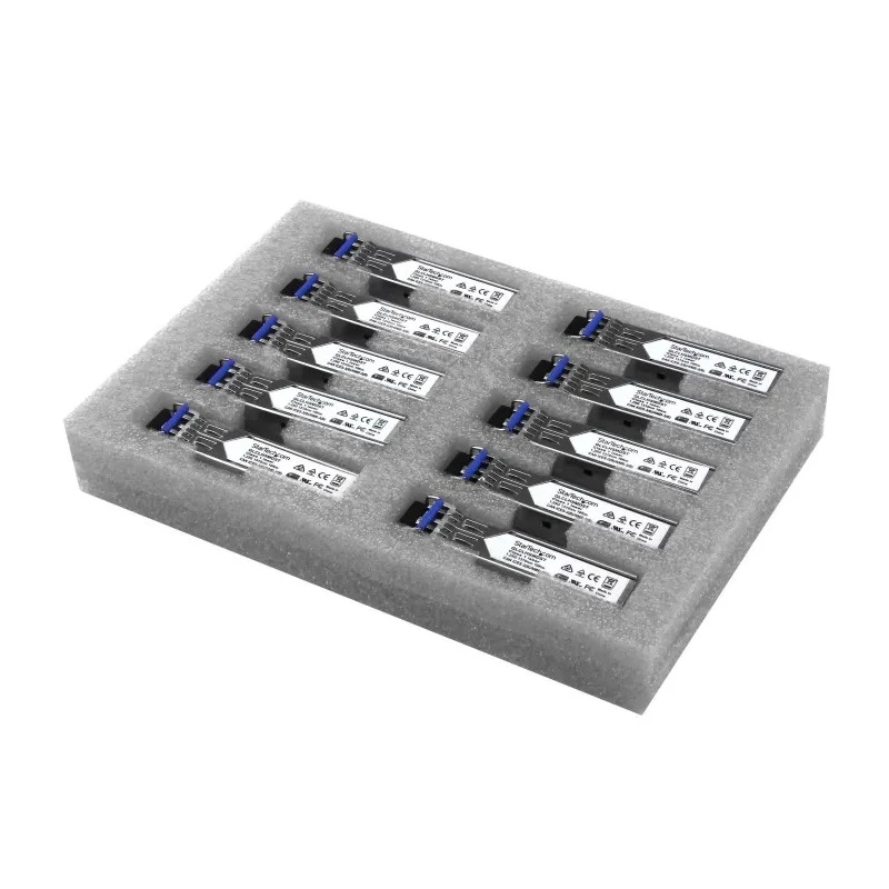 StarTech.com Full Duplex Fibre SFP Transceiver Module 1310nm Wavelength 1000Mbps 10km GLCLHSMD10ST