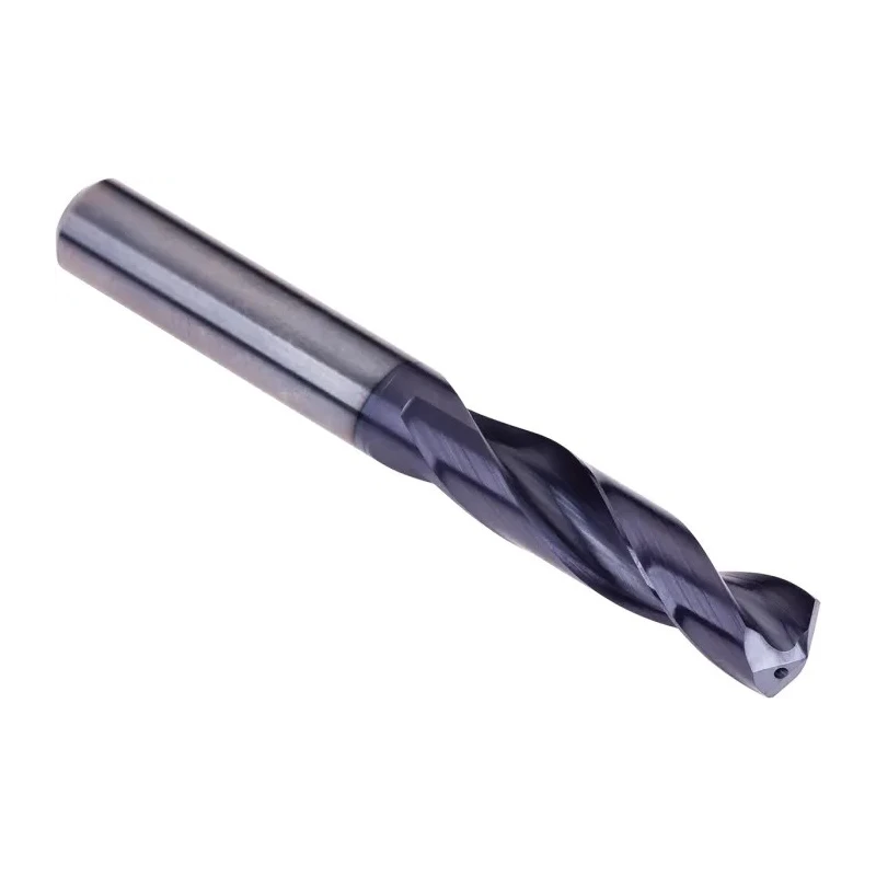 Dormer Solid Carbide Drill Bit 13.5mm Size, 107mm Overall Length, 14mm Cylindrical Shank, Titanium Aluminium R46713.5