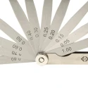CK Steel Feeler Gauge Metric, 13 Blades, Hardened Spring Steel, 107mm Blade Length T3527M 413