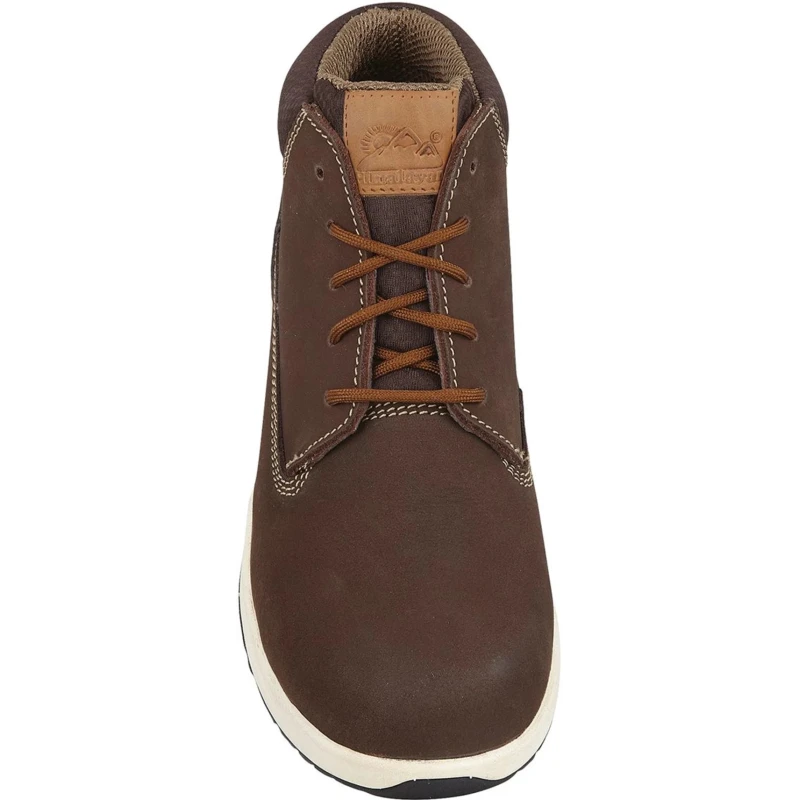 Himalayan Brown Nubuck Leather Unisex Non-Metallic Toe Capped Safety Boots Size EU 47 UK 12 Composite Midsole SRC 4411BR120