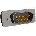 TE Connectivity AMPLIMITE HD-20 9 Way Straight Through Hole D-Sub Connector with 4 to 40 UNC PCB Retention 2-5748003-0