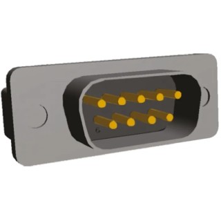 TE Connectivity AMPLIMITE HD-20 9 Way Straight Through Hole D-Sub Connector with 4 to 40 UNC PCB Retention 2-5748003-0