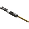 TE Connectivity AMPMODU MTE Series Male Crimp Terminal, 3A Current, Gold Plated Phosphor Bronze Contact, 26-22 5-104505-5