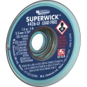 Super Wick Lead Free No Clean De-Soldering Braid, Width 2.5mm, Length 1.5m 426-LF