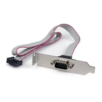 StarTech.com Female D-Sub 9-Pin to Male DB9 Serial Cable, 412 mm Polyvinyl Chloride Jacket, Plate Series PLATE9M16LP