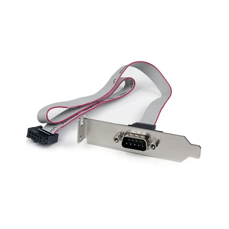 StarTech.com Female D-Sub 9-Pin to Male DB9 Serial Cable, 412 mm Polyvinyl Chloride Jacket, Plate Series PLATE9M16LP
