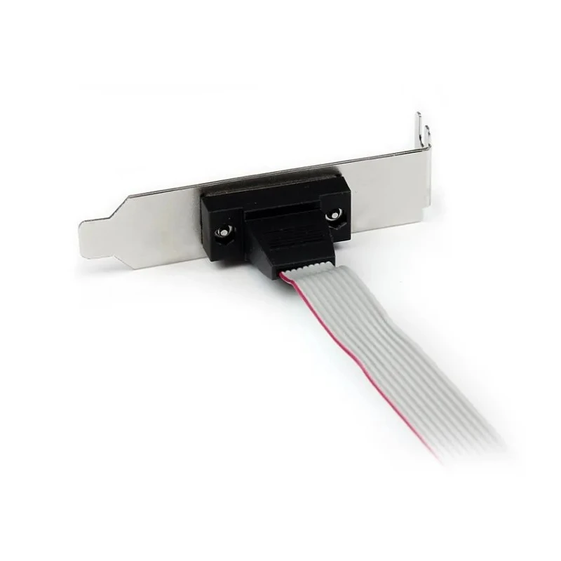 StarTech.com Female D-Sub 9-Pin to Male DB9 Serial Cable, 412 mm Polyvinyl Chloride Jacket, Plate Series PLATE9M16LP