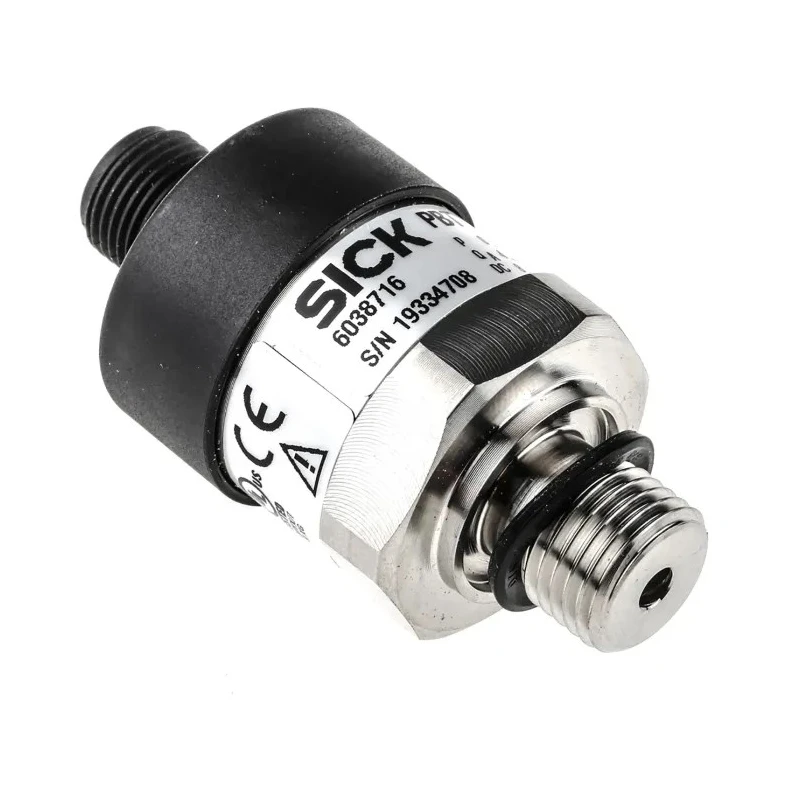 SICK PBT Series Pressure Sensor Gauge, 0 to 1 bar, Current Output, Stainless Steel Housing, IP67 Rated PBT-RB1X0SG1SSNAMA0Z