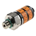 ifm electronic Dual Output Pressure Switch 0 bar to 400 bar Polycarbonate Housing DC PNP Electrical Design PK7520