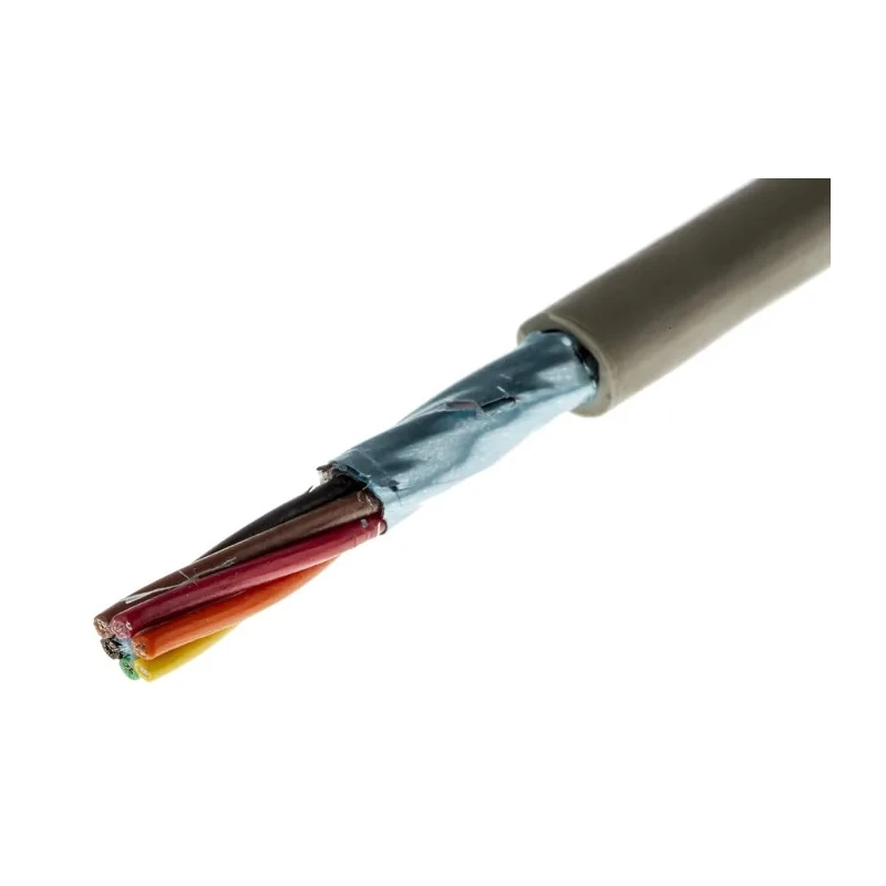 Alpha Wire Pro-Tekt Series Data Cable, 0.23 mm² Cross Section, 6 Core, 50 m Length, Grey Polyvinyl Chloride B953062 GE321