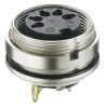 Lumberg 6 Pole Straight M16 Panel Mount DIN Socket, Threaded, 5A 250V AC IP68 0305 06