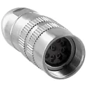 Lumberg 4 Pole Straight M16 DIN Socket 5A 250V AC Threaded Cable Female 0321 04