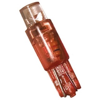 JKL Components Red Indicator Lamp 24V Wedge Base 4.5 mm Diameter LE-0509-01R