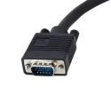 StarTech.com Male VGA to Female BNC Cable, 300 mm Length, Black PVC Jacket VGABNCMF1